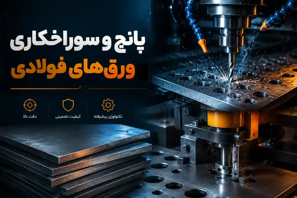 بنر پانچ و سوراخکاری ورق های فولادی